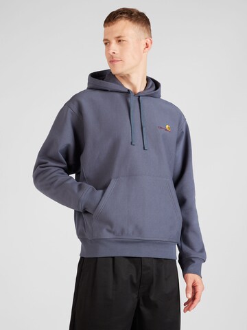 Carhartt WIP - Sudadera en azul: frente