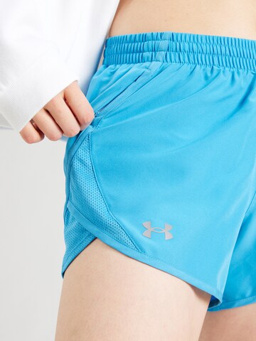 UNDER ARMOUR Normalny krój Spodnie sportowe 'Fly By' w kolorze niebieski