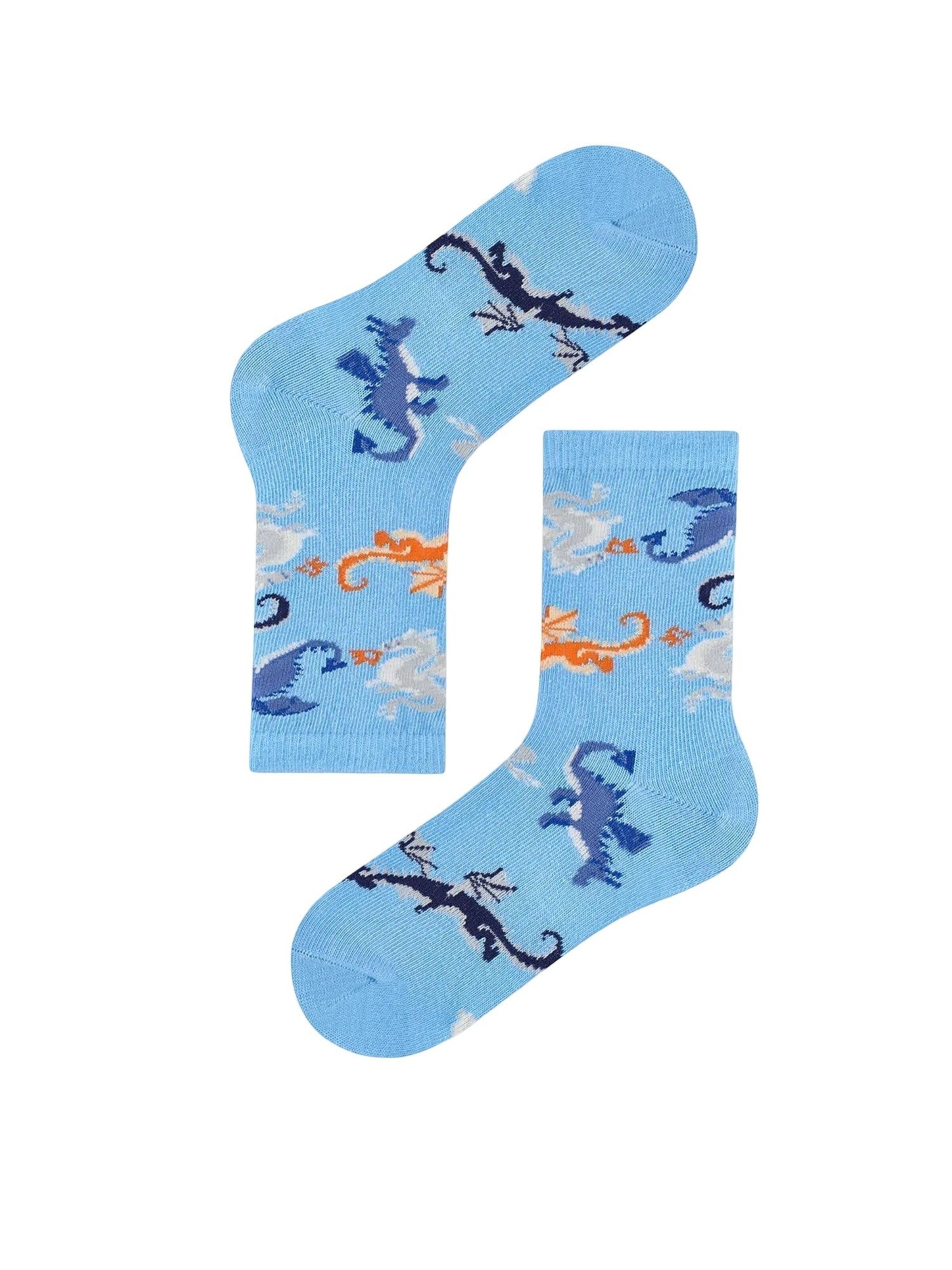 Penti Sokken 'PENTI Mystic Dragons Socken mit Animal-Print 4er-Pack' in Gemengde kleuren