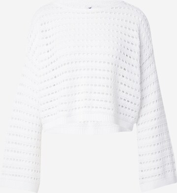 HOLLISTER Sweater in White: front