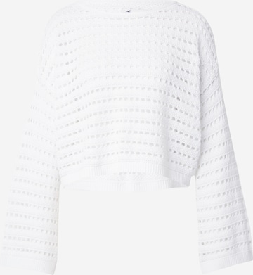 HOLLISTER Sweater in White: front