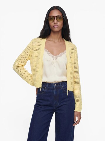ONLY - Cárdigan 'ONLLykke' en amarillo: frente