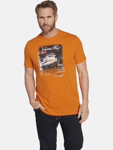 Jan Vanderstorm T-Shirt 'Gaard' in Orange: predná strana