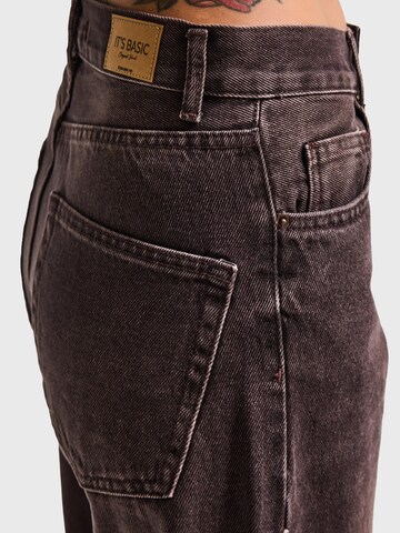 IT'S BASIC Loosefit Jeans 'SOFIA Loose High Rise Jeans' in Bruin