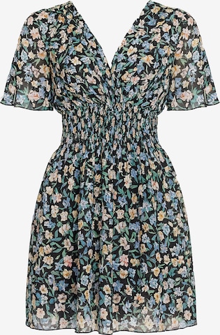 Robe d’été Elara en noir : devant