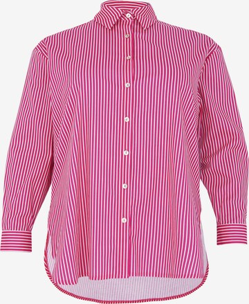 Yoek Blouse in Roze: voorkant