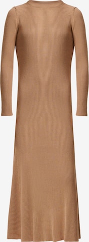Touche Prive Dress in Beige: front