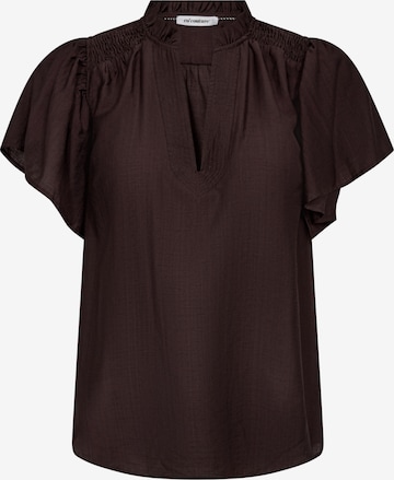 Chemisier 'Hera' co'couture en marron : devant