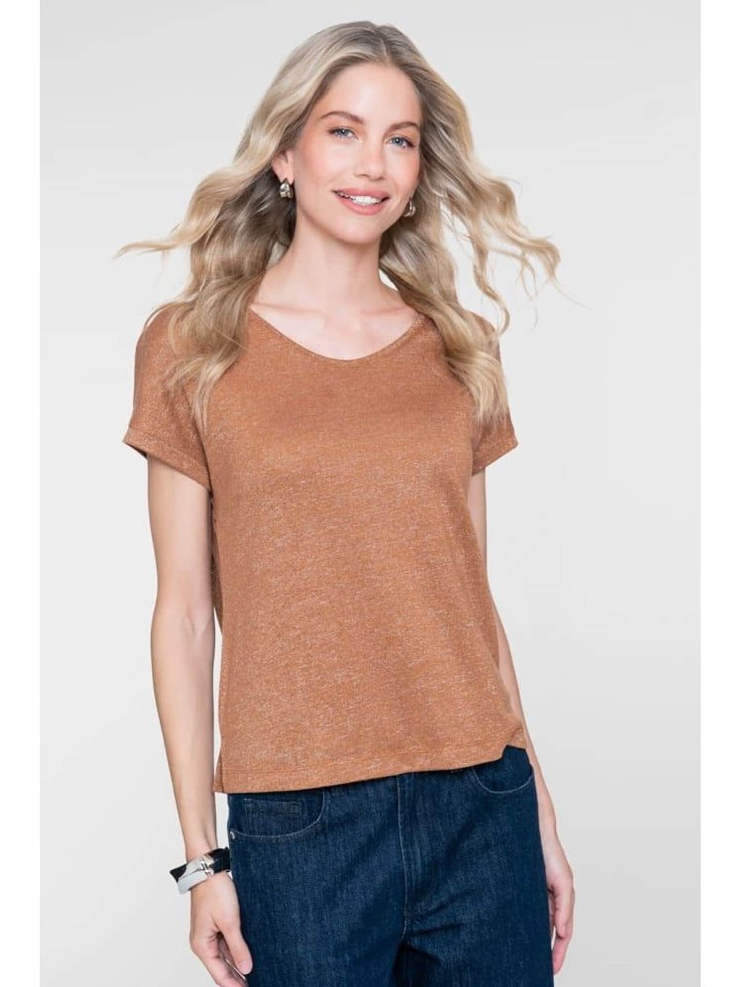 Geisha Shirt in Beige: front