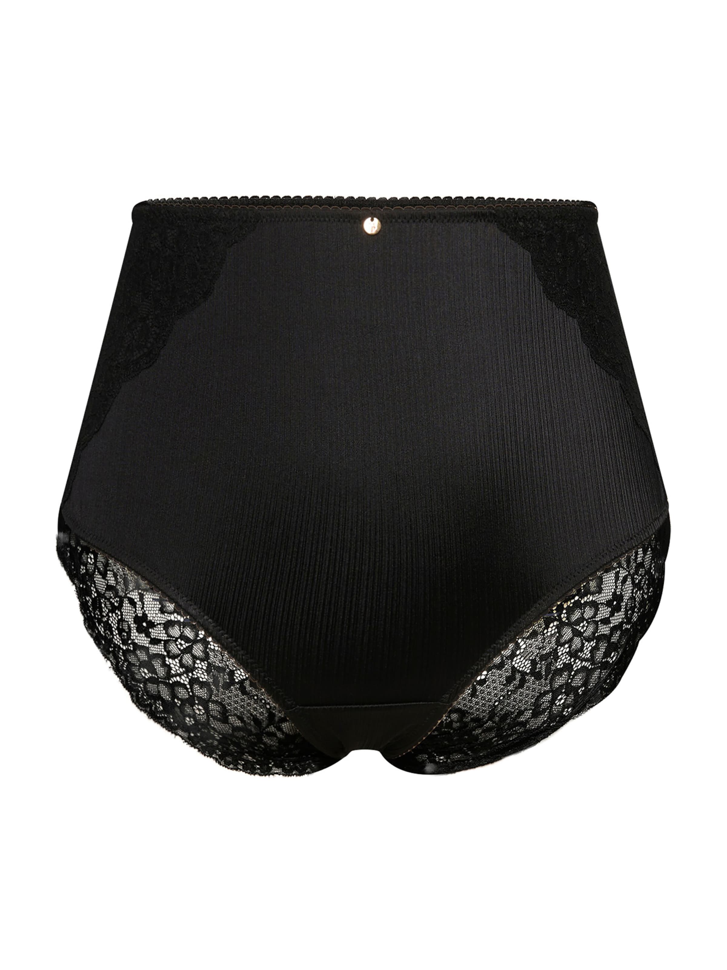 Ulla Popken Panty in Schwarz: Vorderseite