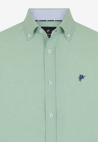 DENIM CULTURE Regular fit Button Up Shirt 'Hugo' in Green