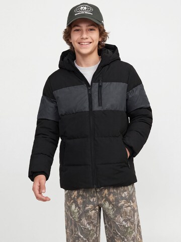 Jack & Jones Junior Téli dzseki 'EBecks' - fekete: elől