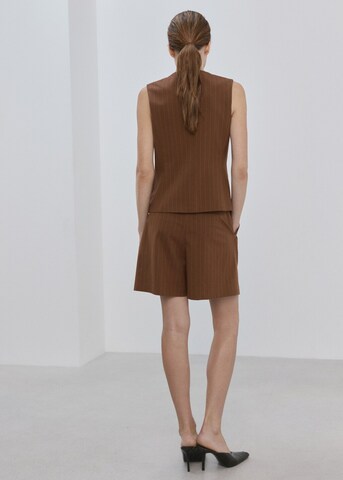 MANGO Weste 'Melon-W' in Braun