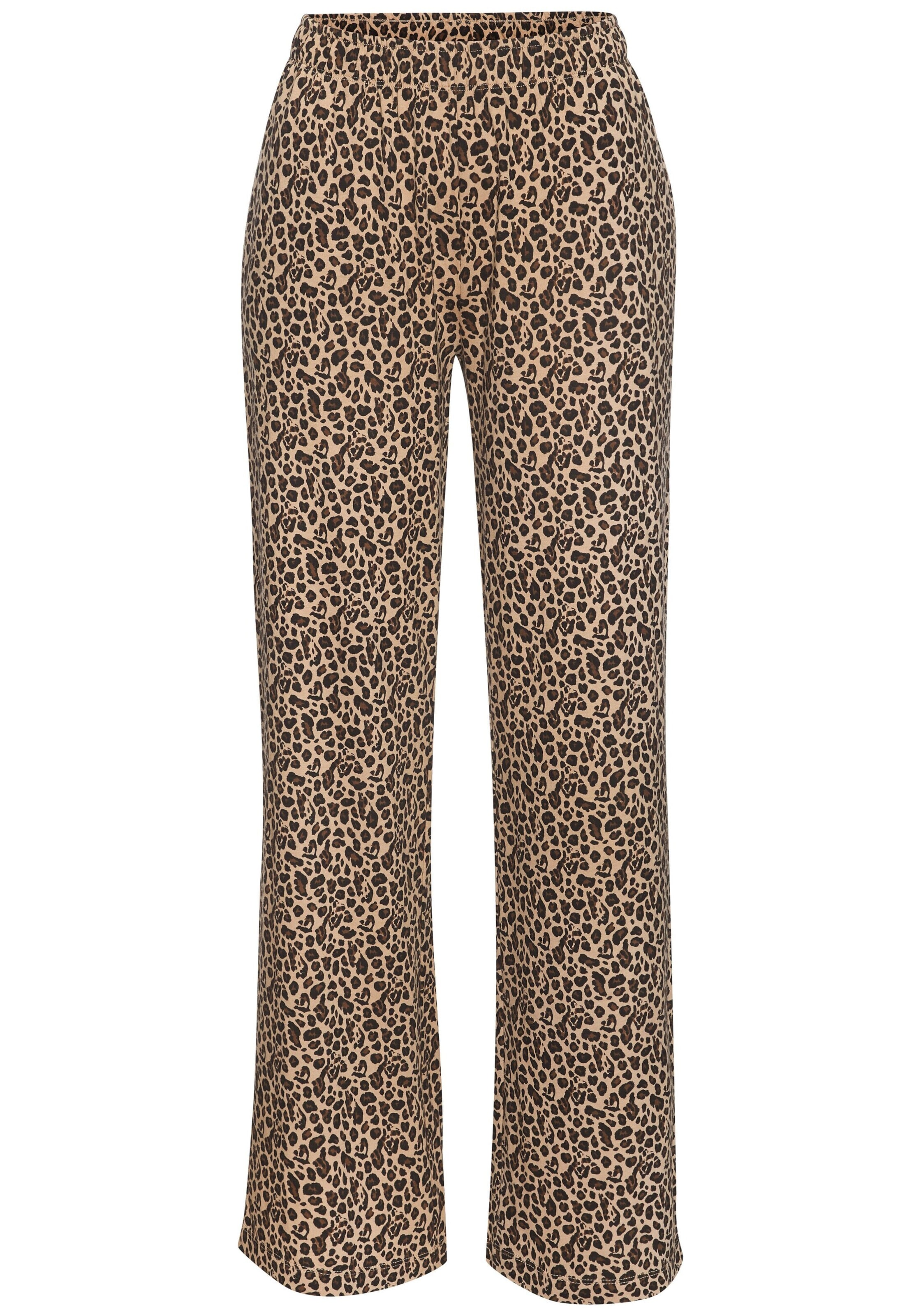 s.Oliver Pyjamabroek in Bruin: voorkant