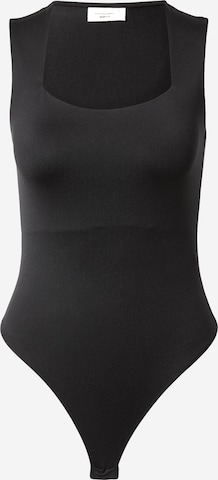 Body a maglietta di Gina Tricot in nero: frontale