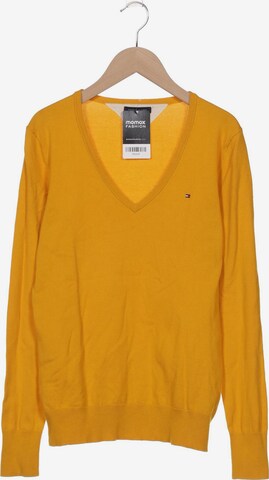 TOMMY HILFIGER Sweater & Cardigan in M in Yellow: front