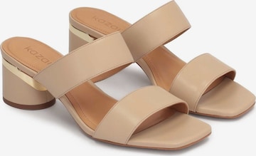 Mule Kazar en beige