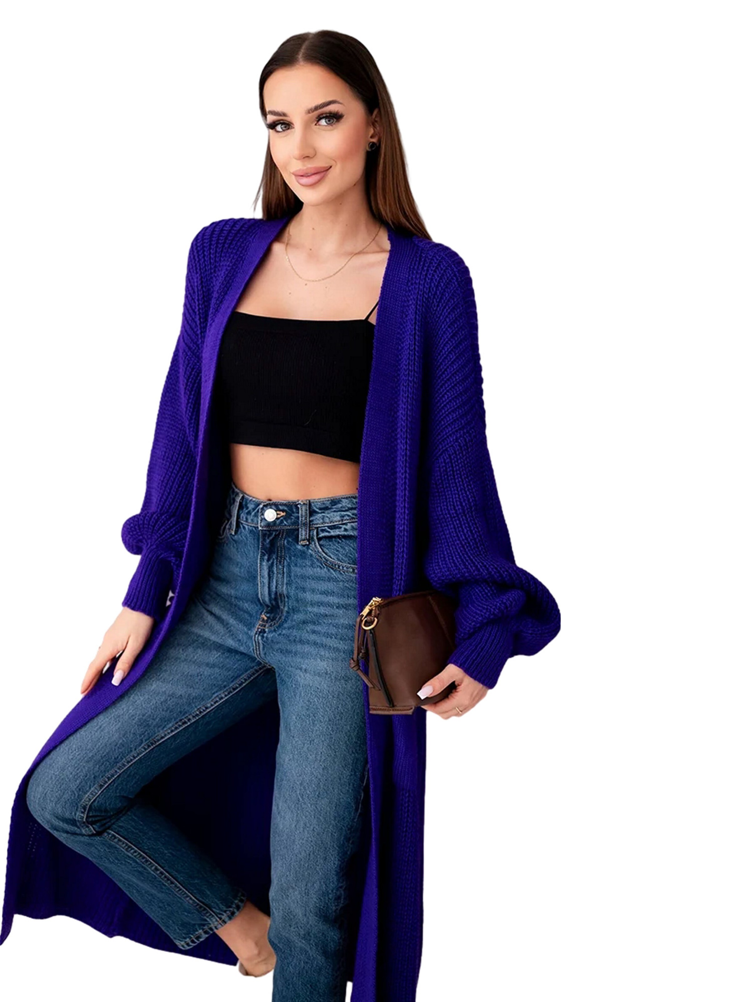 Lumera Kardigán 'Rubis' - Fialová