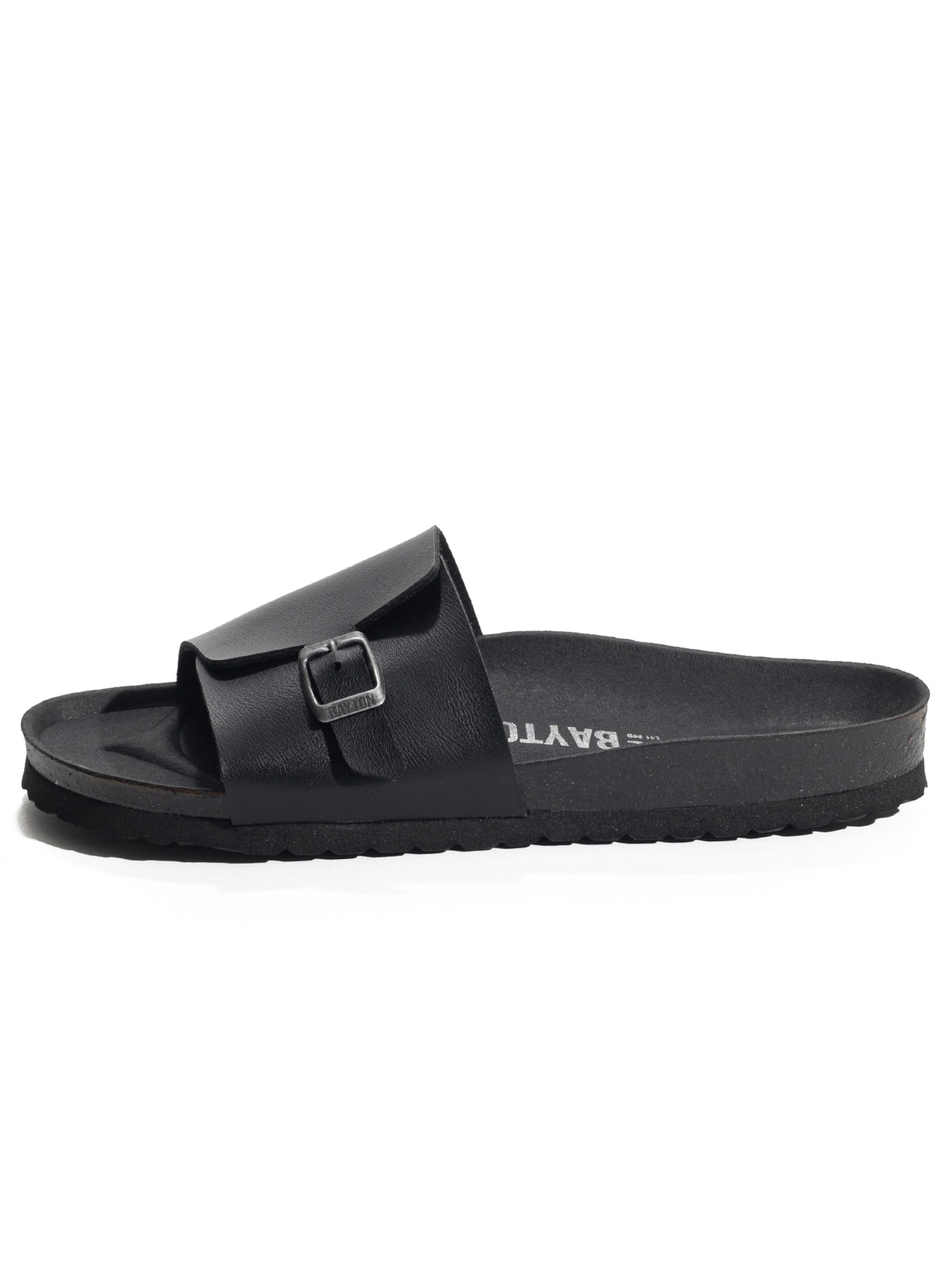 Bayton - Sapato aberto em preto: frente