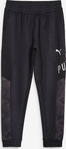 PUMA Tapered Sports trousers in Black: front