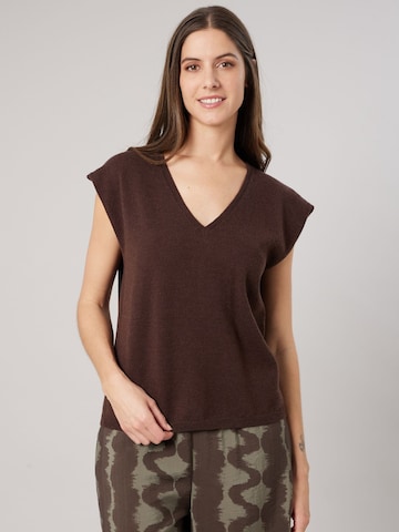 Pull-over Deeluxe en marron