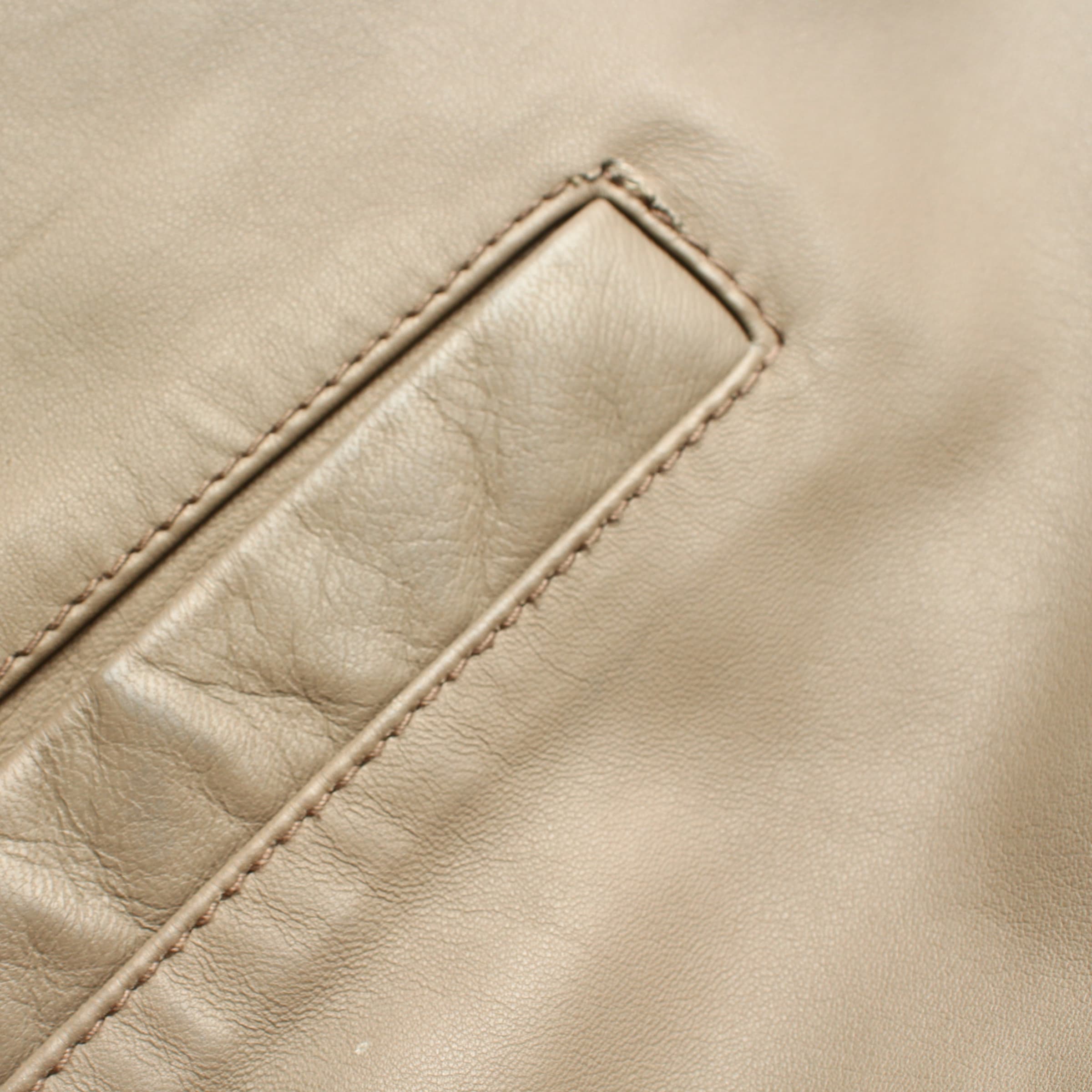 Alexander McQueen Lederjacke / Ledermantel M-L in Braun