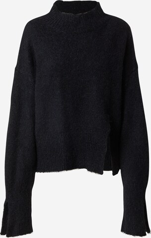 Misspap Sweater 'Split' in Black: front