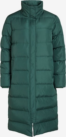 VILA Winter Coat in Green: front