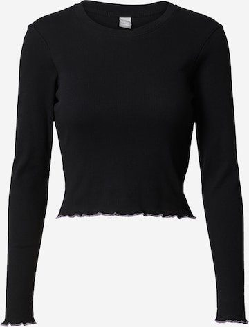 melns Iriedaily T-Krekls 'Konti': no priekšpuses