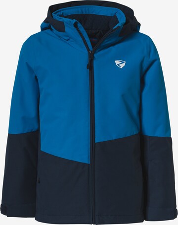 ZIENER Athletic Jacket 'PANOAH' in Blue: front