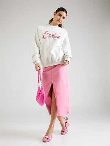 Cotton On Sweatshirt 'Barbie' in White