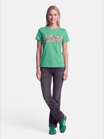 salzhaut Shirt 'Steentje - Moin' in Groen: voorkant