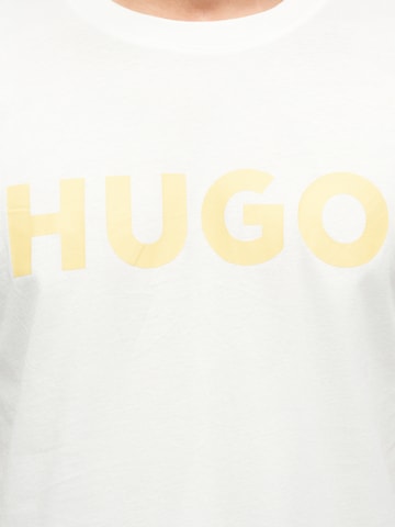 HUGO Μπλουζάκι 'Dulivio' σε μπεζ