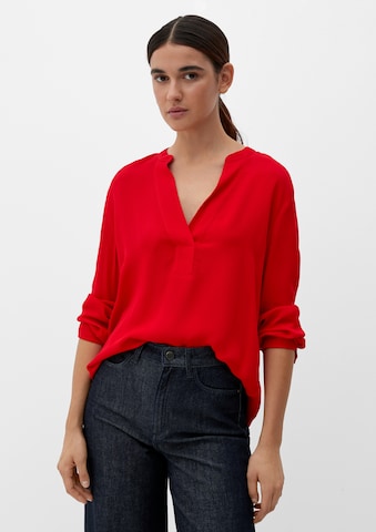 Camicia da donna di s.Oliver BLACK LABEL in rosso: frontale