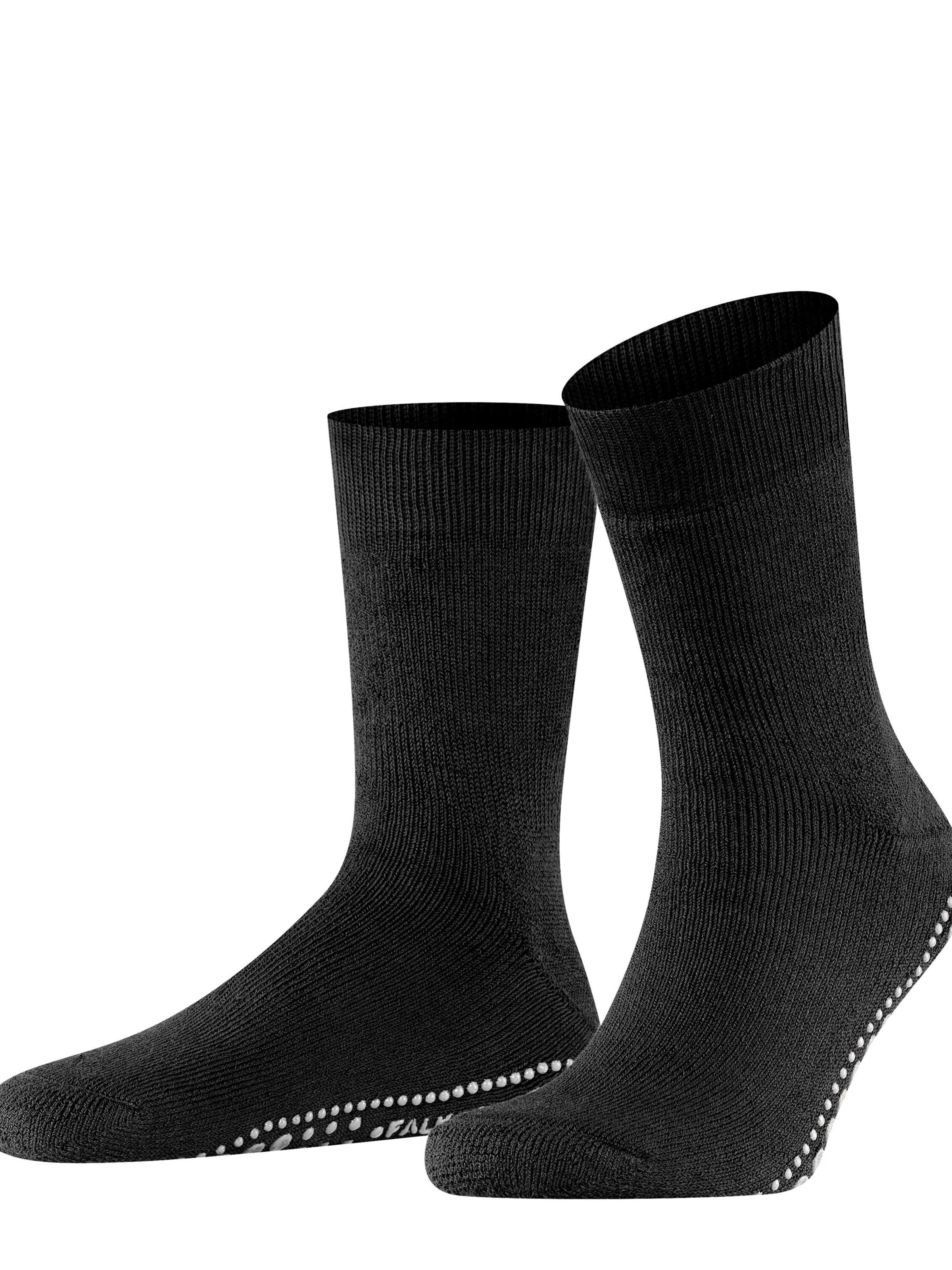 FALKE Socks 'Homepads' in Black: front