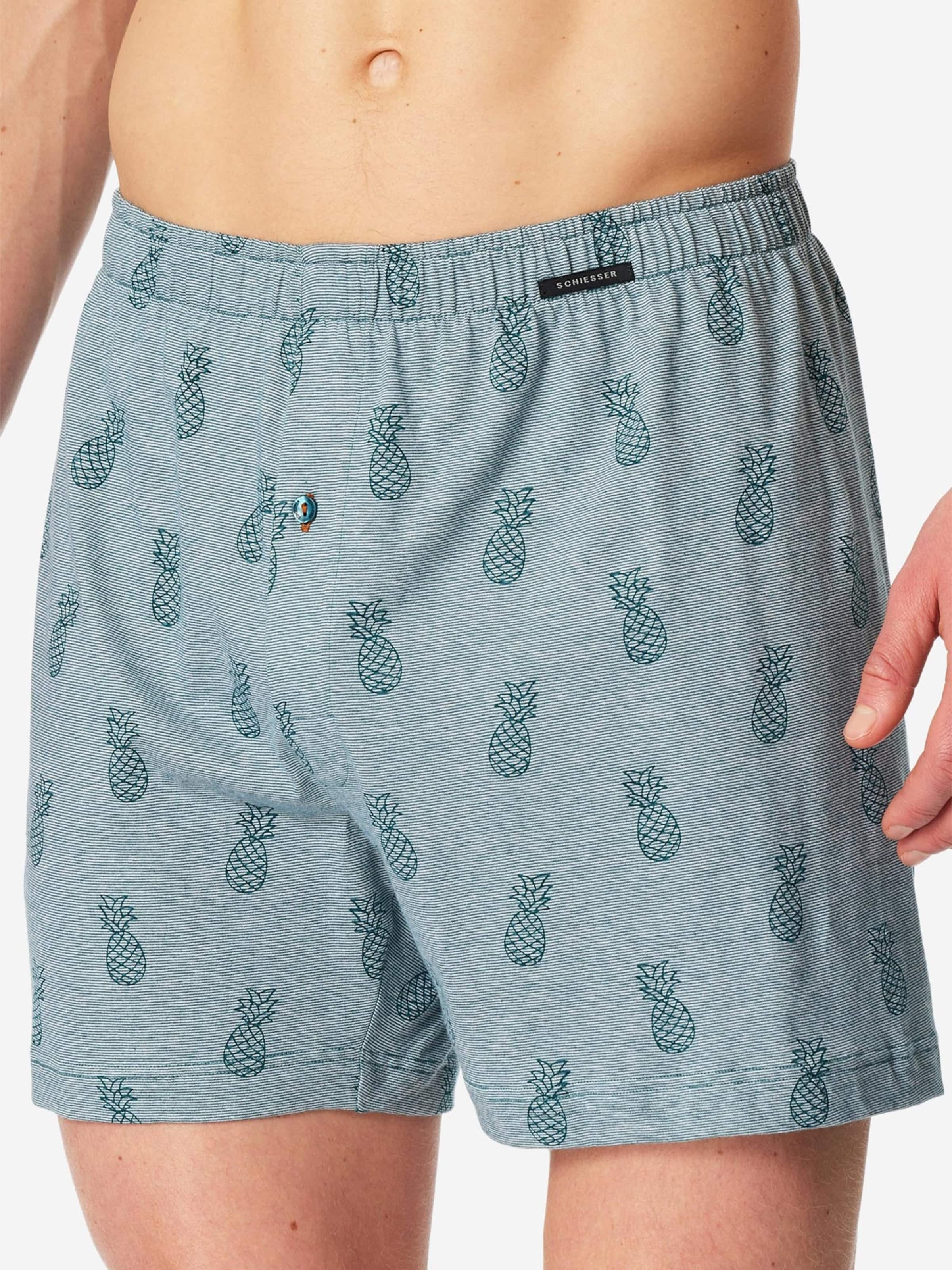 Boxers ' Basic ' SCHIESSER en bleu : devant