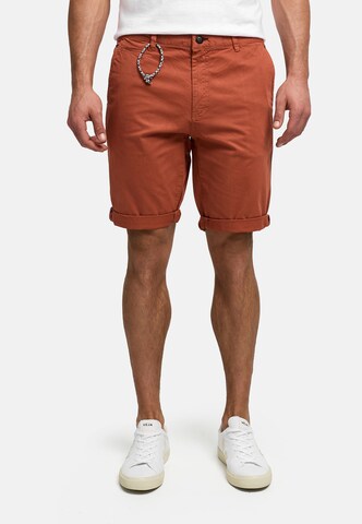 INDICODE JEANS Regular Chino 'Canvo' in Rood: voorkant