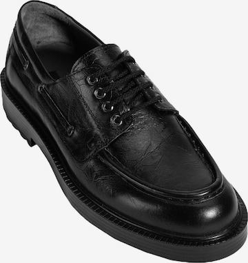 Desa - Zapatillas 'Lässige Spitze' en negro: frente