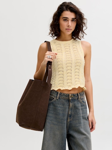 Tops en tricot 'JXZURI' JJXX en jaune : devant