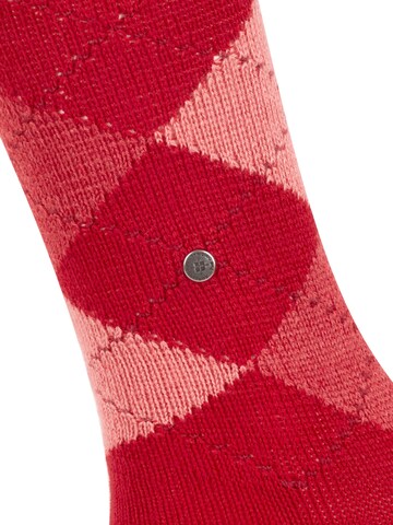 BURLINGTON Overknee Strümpfe 'Whitby'‌ in Rot