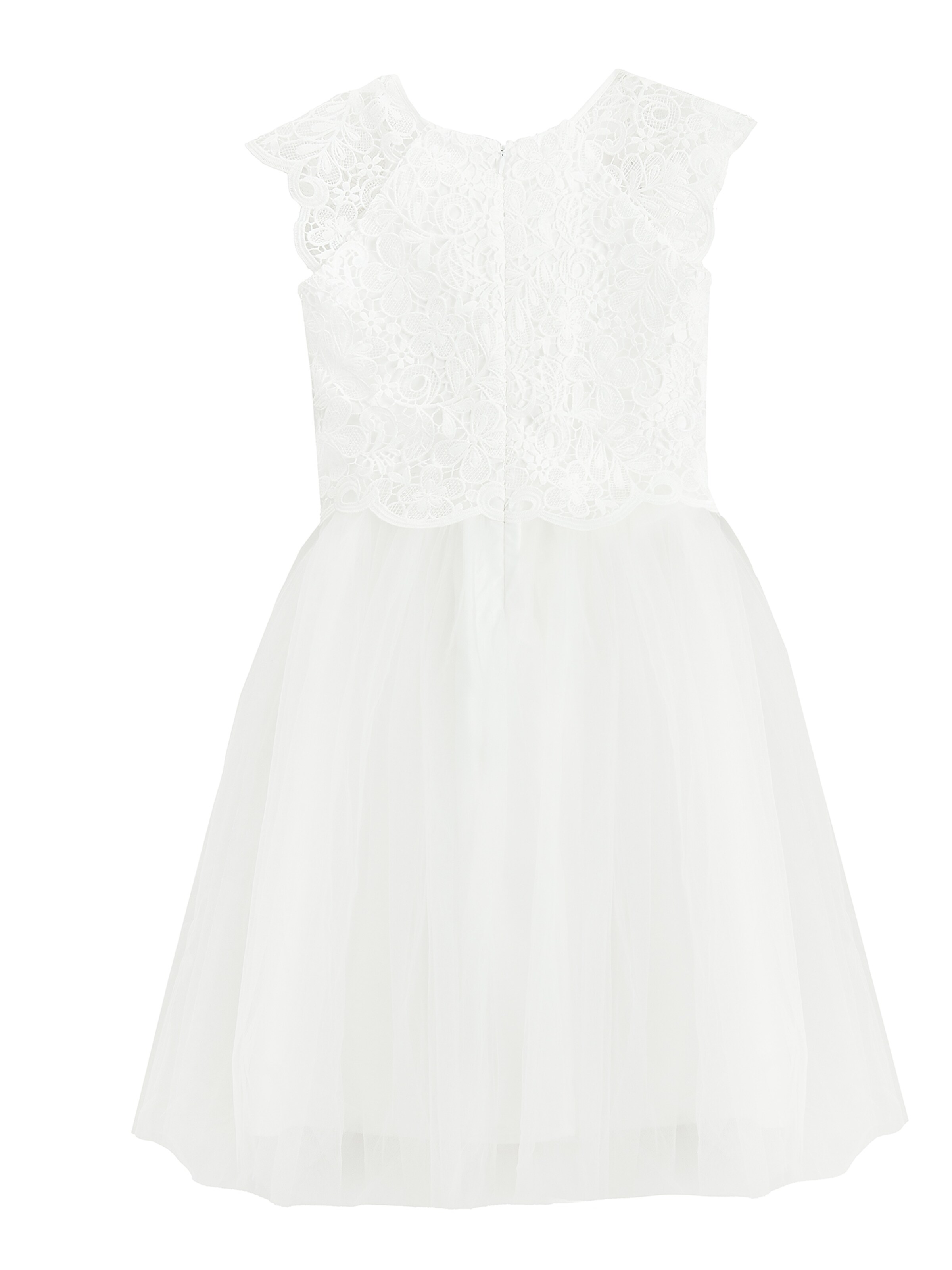 Robe Cool Club en blanc : derrière