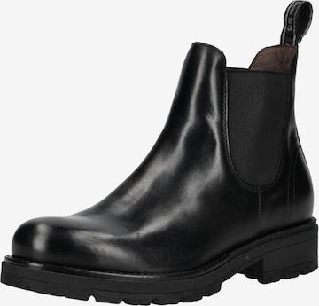 Boots chelsea di Nero Giardini in nero: frontale