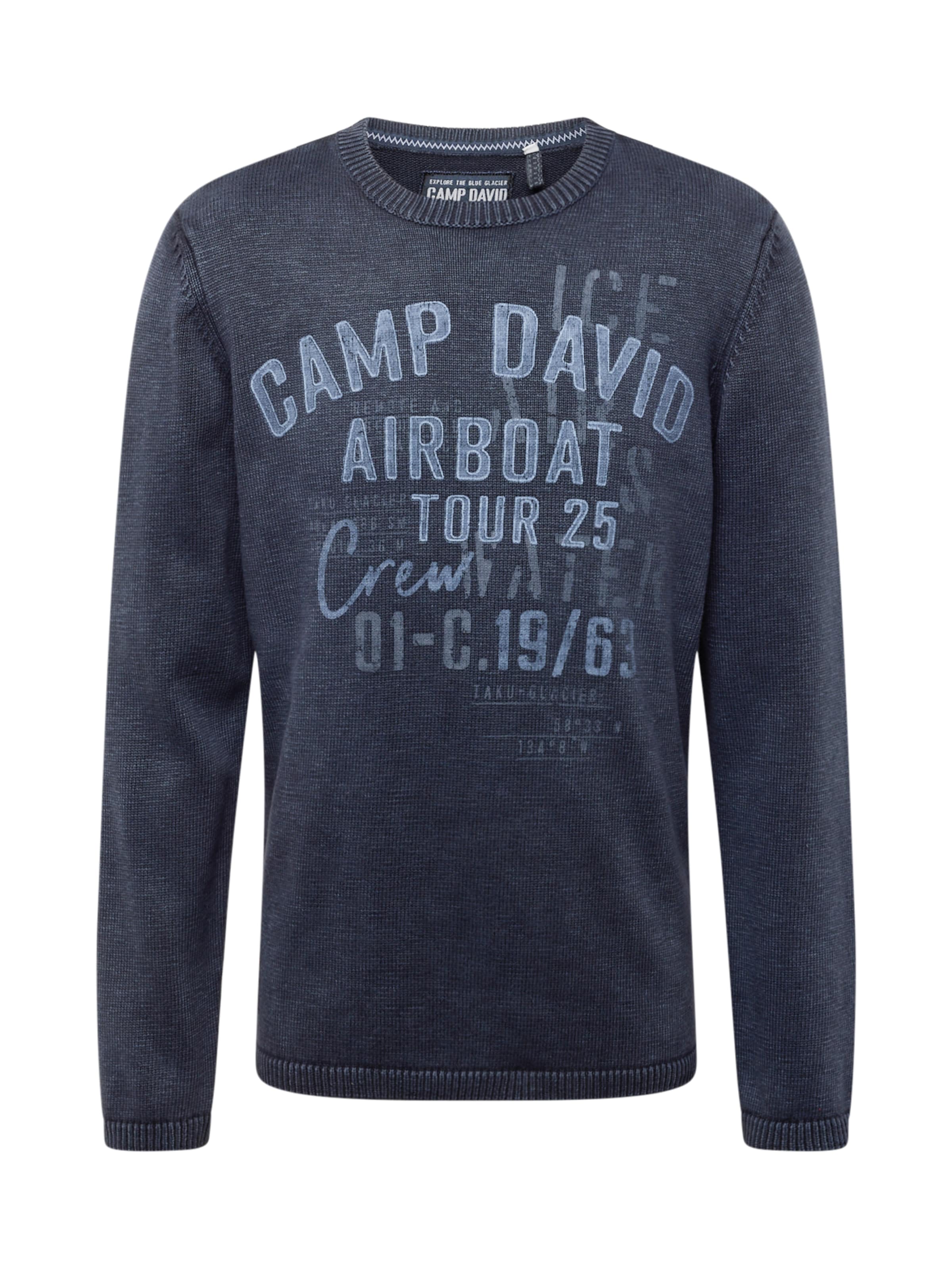Pullover di CAMP DAVID in blu: frontale