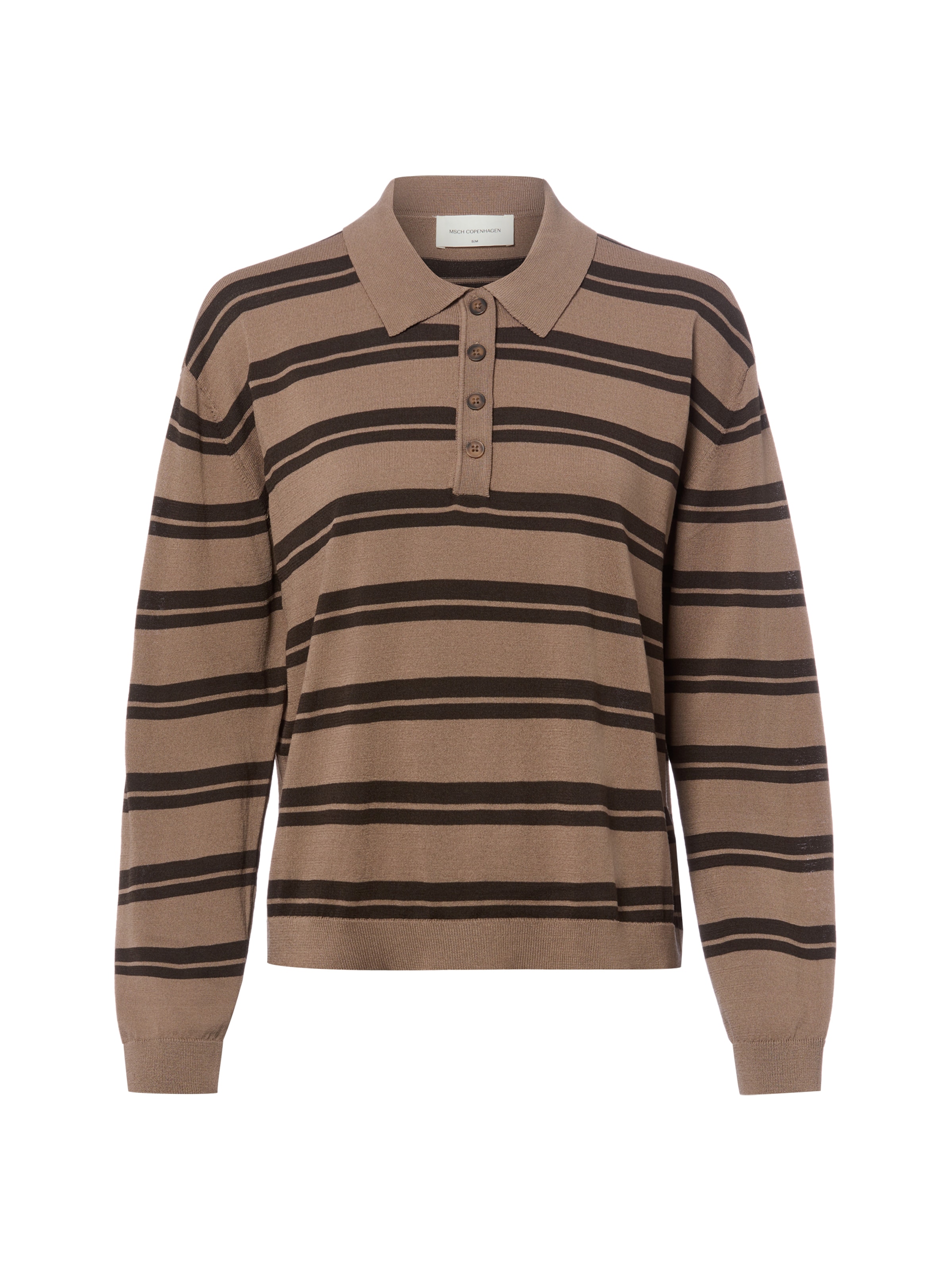 T-shirt ' MSCHTerine ' MSCH COPENHAGEN en marron : devant
