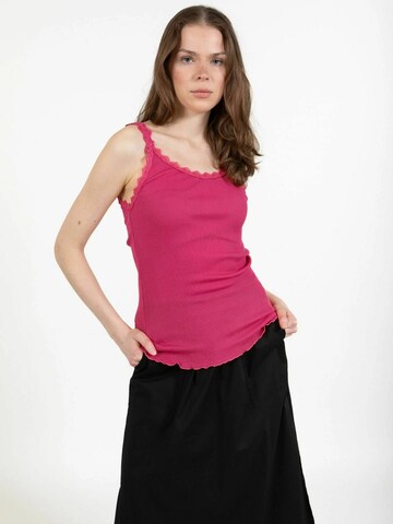 Coster Copenhagen - Top ' POPPY ' en rosa: frente