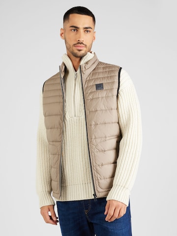 bugatti Vest in Beige: front