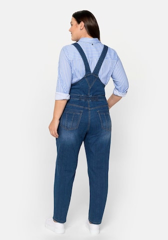 SHEEGO Regular Tuinbroek jeans in Blauw