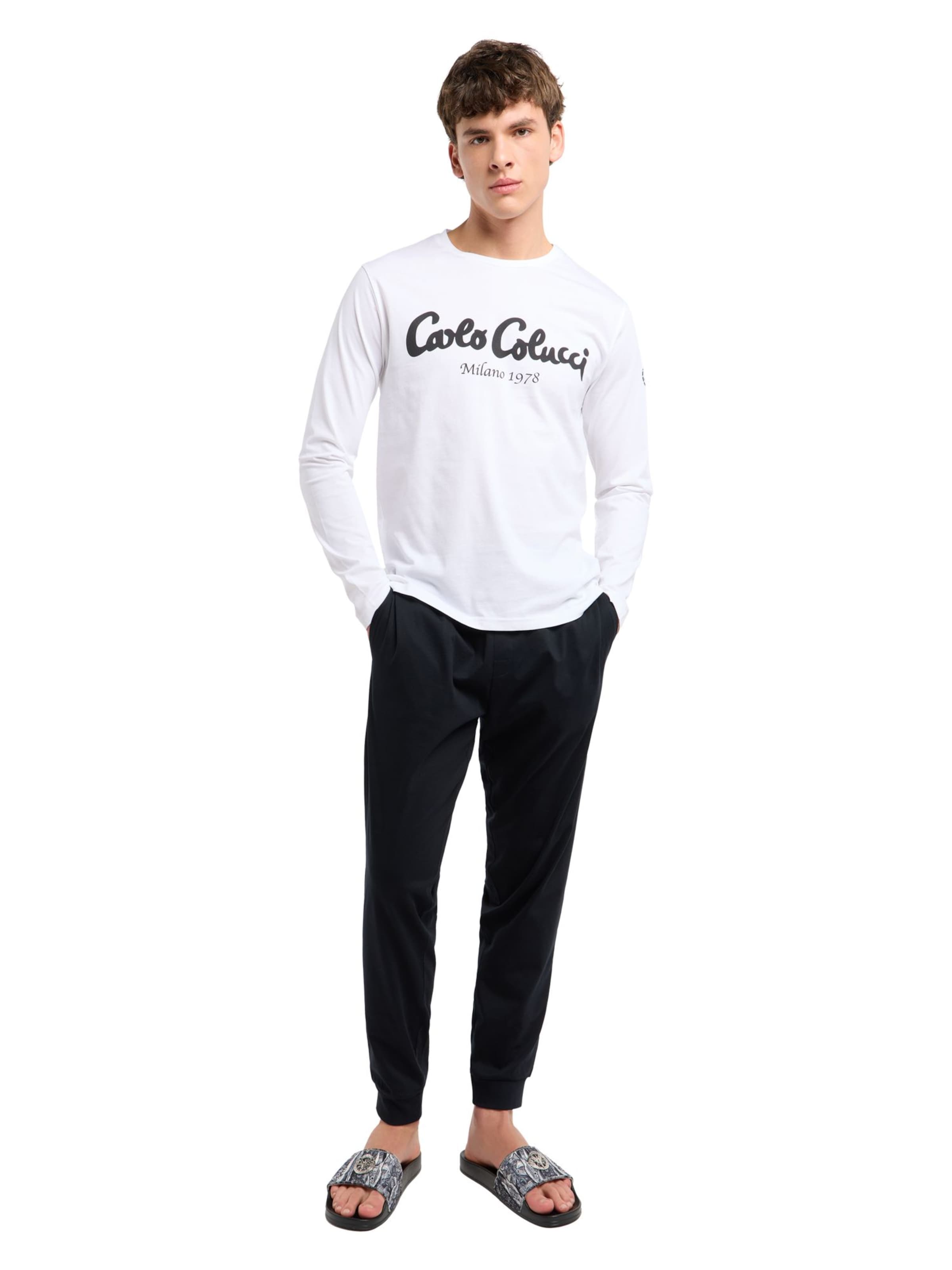 Pyjama long 'Ferretto' Carlo Colucci en noir