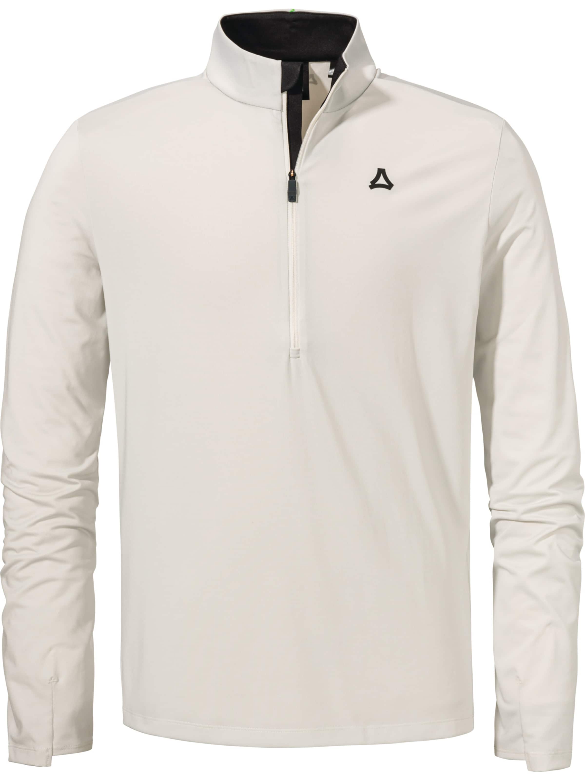 T-Shirt fonctionnel 'Pine' Schöffel en blanc : devant