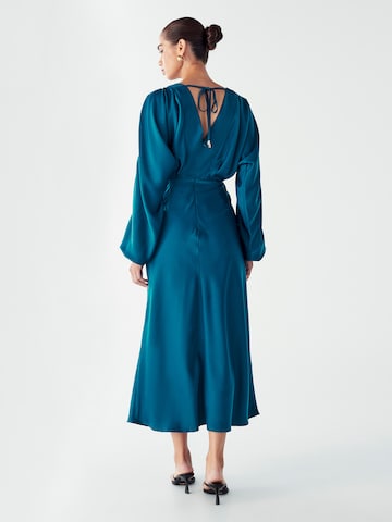 Willa Dress in Blue: back